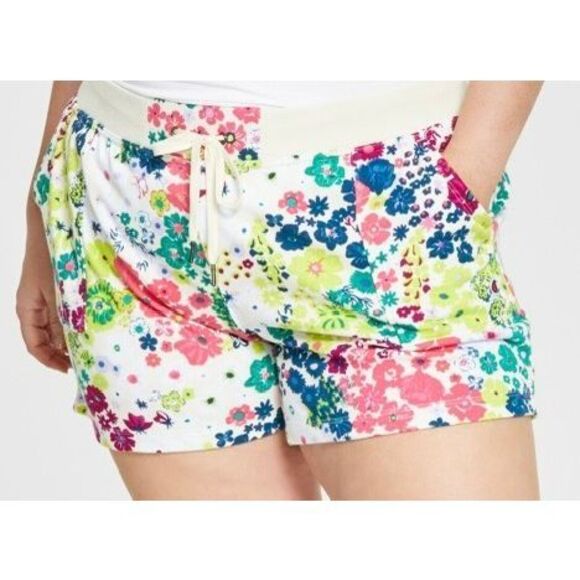 Champion Plus Size Printed‎ Drawstring Shorts Size 4X - Picture 1 of 3